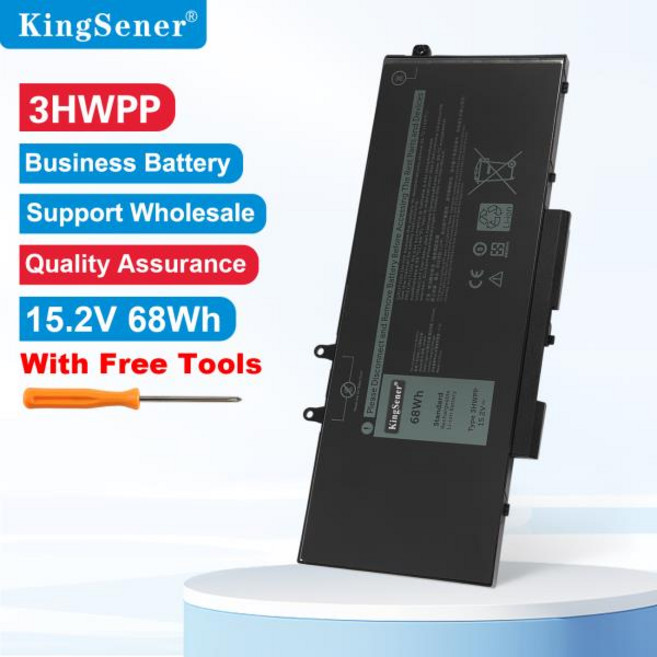 KingSener 68Wh 3HWPP 배터리 (델 인스피론 17 7706 2 in 1 래티튜드 14 5401 15 프리시전 호환)