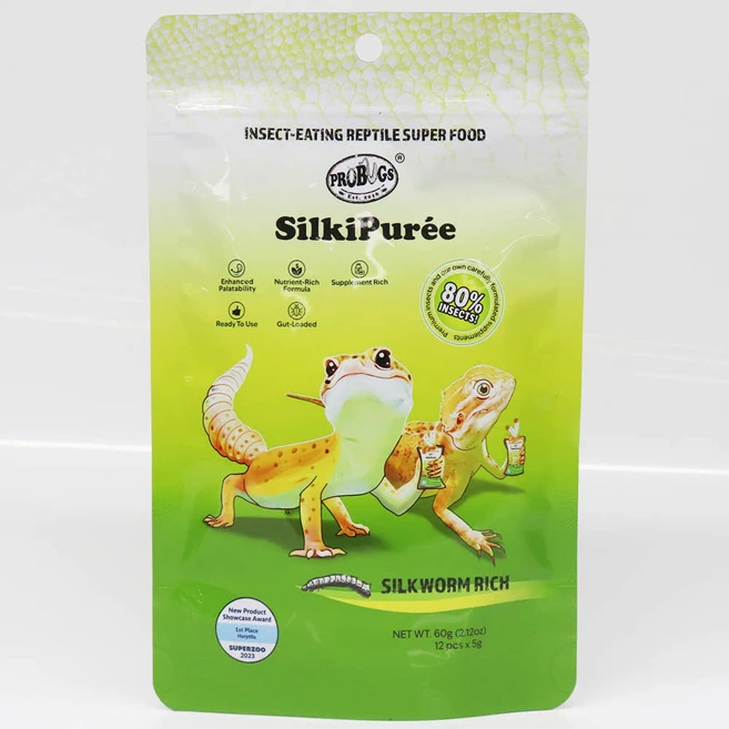 프로버그 실키퓨리 누에 60g (12pcs x 5g) 짜먹는 렙츄르 슈퍼푸드 크레 리키 가고일, 1개 - 쿠팡