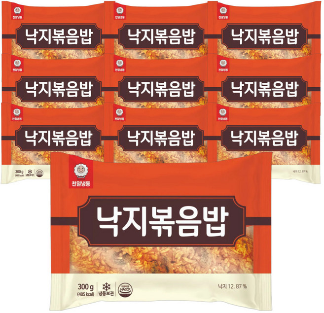 천일식품 낙지볶음밥, 300g, 10개