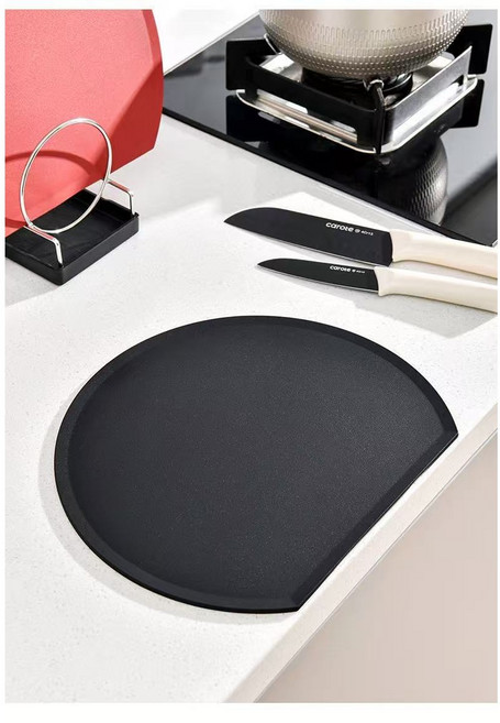 이하라기판 스미노 흠집 안나는 엘라스토머 향균 고무 스미노 도마 34cm SN-105, 1개, 블랙