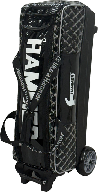 햄머 3볼 슬림 토트 신형 볼링백 볼링가방 롤러백, 블랙, 1개
