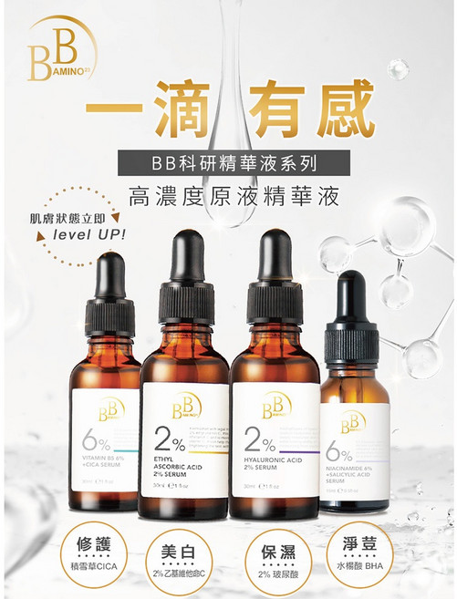 PURCENT 6%維他命原B5 積雪草修護精華30mlST000635, 1個