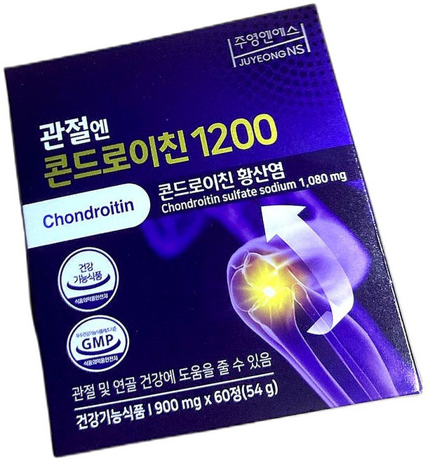 관절 건강 위한 소연골 콘드로이친 비타민C 함유 60정 2개