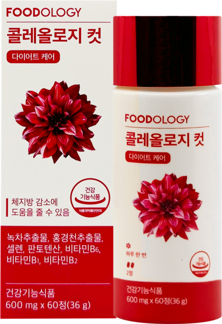 콜레올로지 600mg 30정 (15일분) [다이어트 케어] 1+1, 60정, 2개