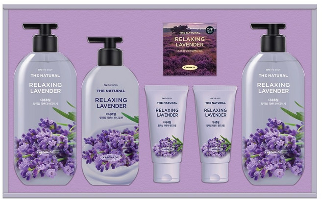 LG설선물세트 생활의 감동 바디케어세트 라벤더 x 1개 + 쇼핑백