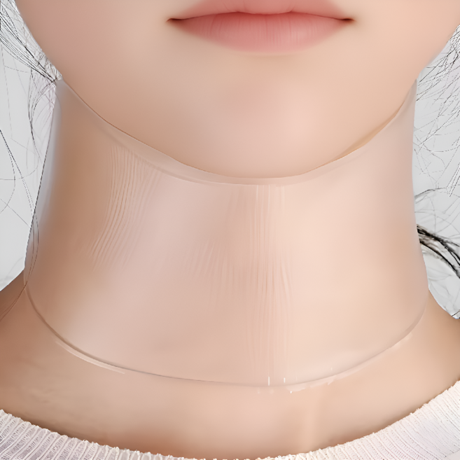 데일리용 부드러운 실리콘 넥라인 부착 패치, 1개, 투명