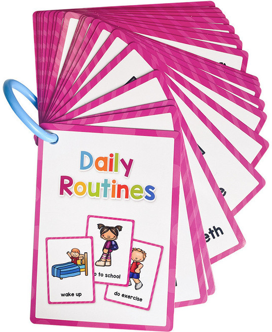 兒童英文學習閃卡 益智卡, 日常短語卡