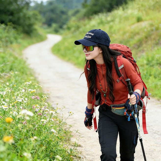봄 여름 여성 아웃도어 티셔츠 데일리 여자 속건 긴팔 티셔츠 얇은 반집업 스포츠 상의 YLP