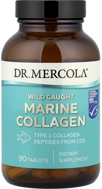 몸관리하세요 겨울입니다 Dr. Mercola 자연산 해양 콜라겐 90정(1정당 0.5g) 특별관리진행, DrMercola자연산해양콜라겐90정1정당05g, 1개, 90정 - 쿠팡