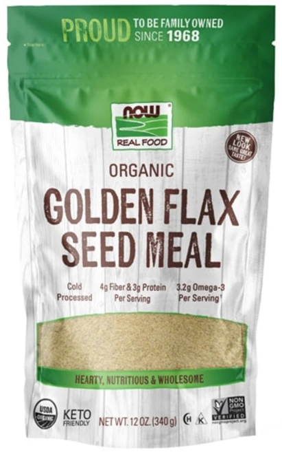 식품 인증 유기농 골든 아마씨 가루 -- 340g Foods Certified Organic Golden Flax Seed Meal -- 12 oz, 1개 - 쿠팡