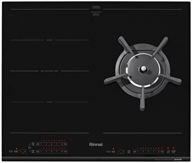 린나이 쥬벨가스 하이브리드 인덕션쿡탑 RBR-IG300 (인덕션 가스레인지), LPG, 없음