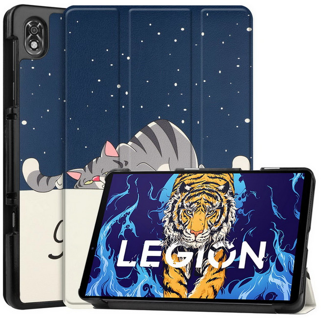 Lenovo Y700 케이스용 8.8인치 자성 폴딩 브래킷 태블릿 케이스 Lenovo 군단 Y700 케이스 TB-9707F TB 9707F, LM