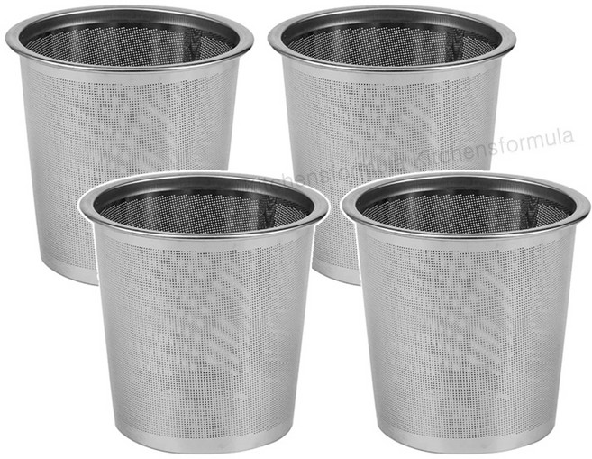 리모 304 스텐 티 차거름망 필터, 4개