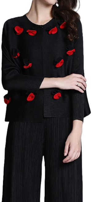 퀸앤조이 여성 봄가을 루즈핏 아방핏 플리츠 오픈 가디건 가오리 숄 시엘르 빅사이즈 데일리 캐주얼