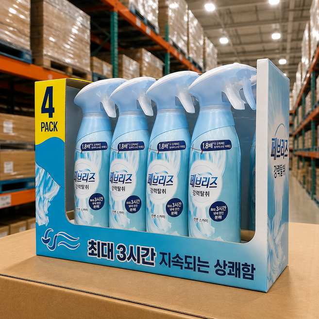 페브리즈 공기탈취제 165G X 4개