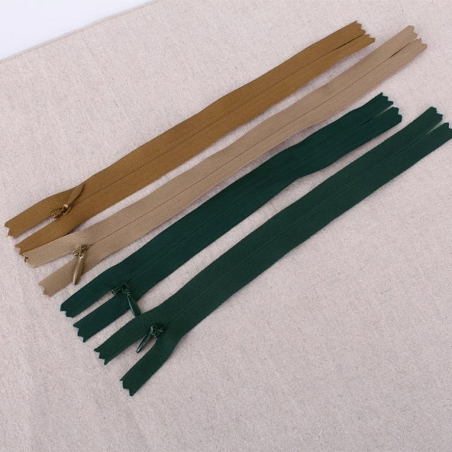 짱패브릭 18-25cm콘솔지퍼, 그린18cm, 1개