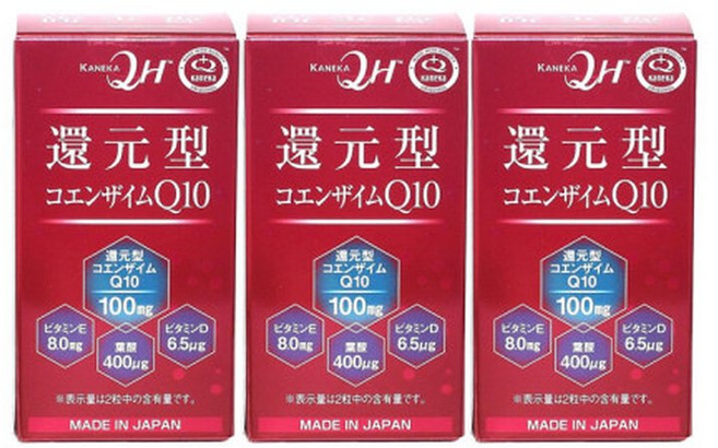 환원형 코엔자임 Q10 코큐텐 60정 x 3개 일본 카네카