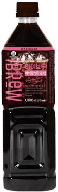 맥널티커피 아이브루 헤이즐넛향 커피, 4개, 1L