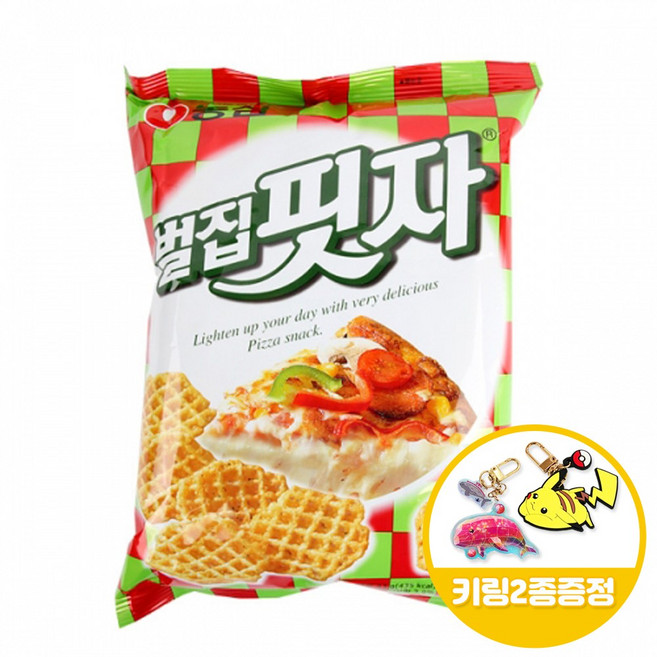 농심 벌집핏자 90gx10개(반박스)+키링2종, 90g, 10개