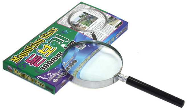 학습교재용 돋보기 대(100mm), 1개