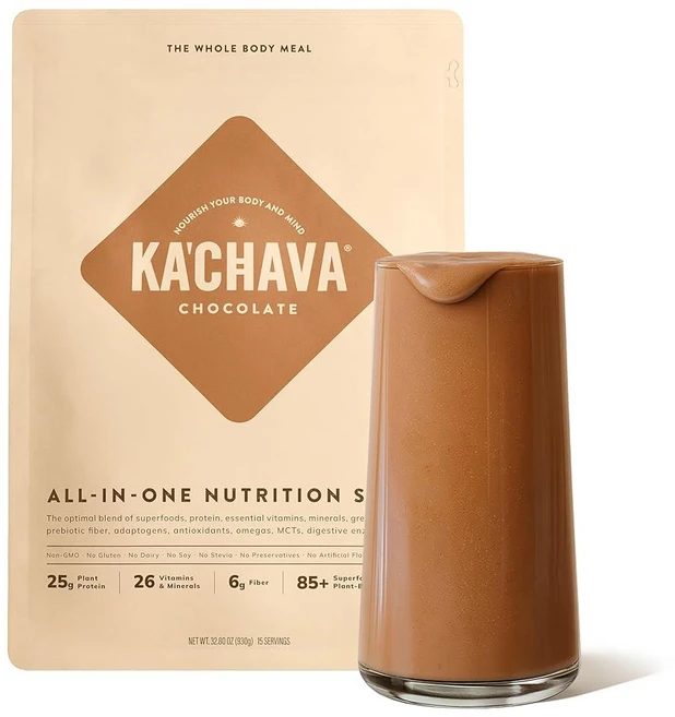 올인원 u2019Chava 슈퍼푸드 그린 소화 프로바이오틱스 85개 효소 식물성 Ka 15인분 뉴트리션 유제품 프리 블렌드 글루텐 음료 단백질 영양소 분말 쉐이크 및 이상, Chocolate, 5 Servings, 1, 930g - 쿠팡