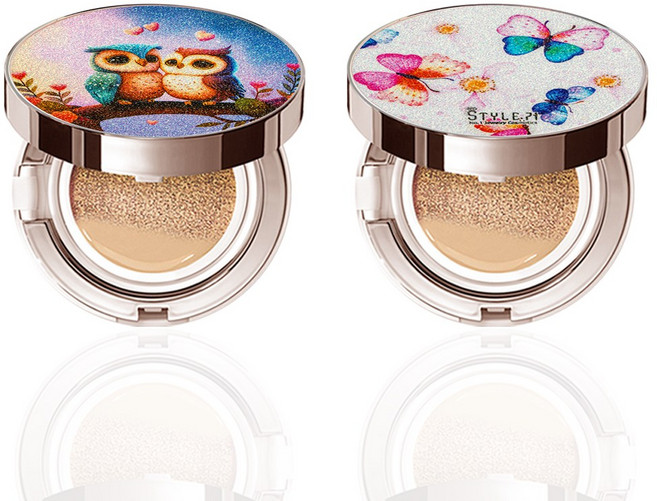 스타일71 미스트 쿠션2개 세트 [쿠션15g+쿠션15g] 60%세럼 쿠션 [건성 피부 추천], 버즈팔링인럽17호+버터플라워1,17호(건성), 1개