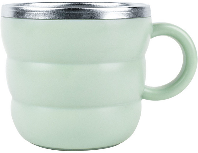 릴팡 티어제로 더볼 식기세척가능 스텐컵 LF7016, 오프민트, 1개