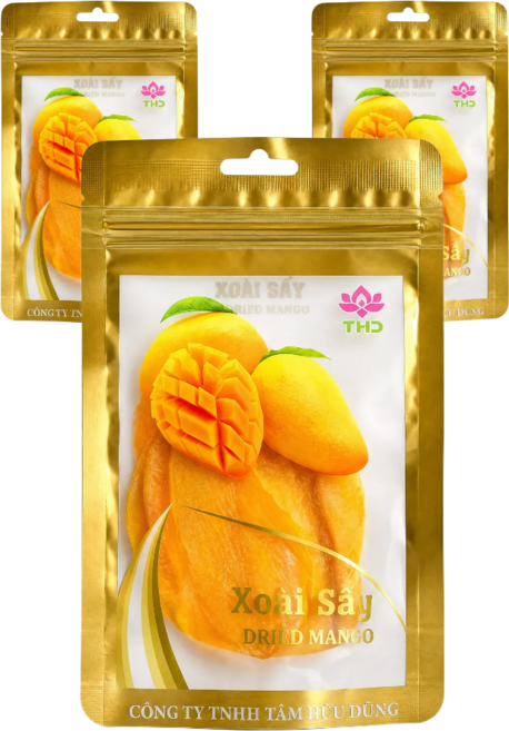 베트남 THD 반건조 건망고 말린망고, 3개, 100g