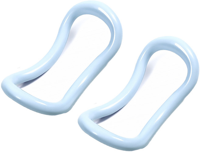 파스텔 릴렉스 요가링 소프트타입 종아리 마사지링, 2개, 스카이블루