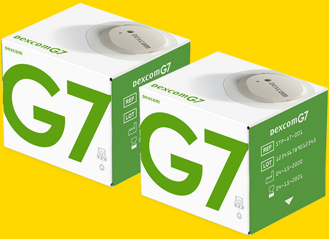덱스콤 G7 개인용 체내 연속 혈당 측정 시스템, DEXCOM G7, 2개