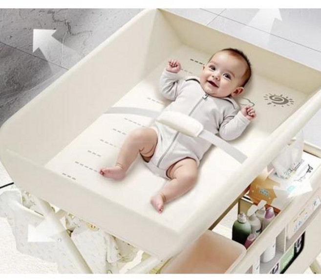 프리미엄 원터치 기저귀교환대 기저귀갈이대 102321, 베이지