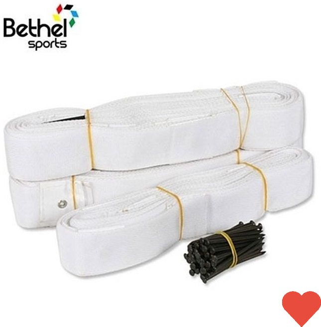 족구용품 벧엘 벨트 세트 고정핀 포함 보관주머니 휴대용, 1개