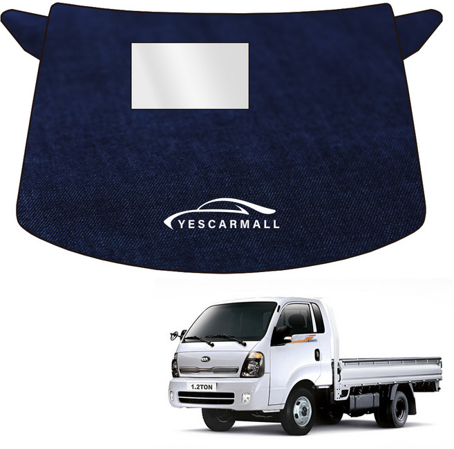 예스카 포터2 봉고3 성에방지커버 고급형 앞유리커버 옆유리커버 방수커버 윈도우커버 성에커버, 포터 전면 측면 커버 블랙박스 없음