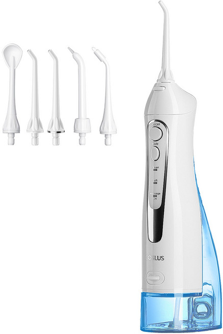 COSLUS 코슬루스 휴대용 무선 구강세정기 IPX7급방수, 하얀색, C20