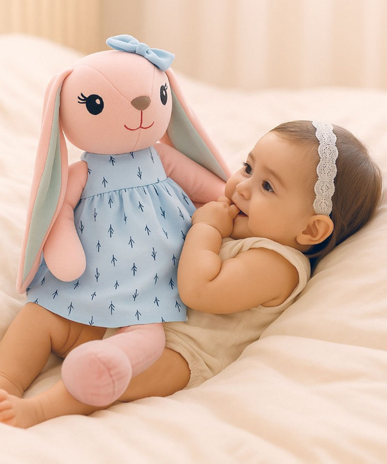 (다르담) 정서 발달 토끼 애착 인형 토미, 1개