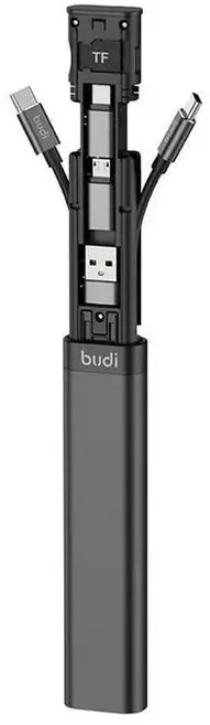 BUDI 다기능 스마트 어댑터 카드 저장 데이터 케이블 USB 박스 유니버설 리더 (아이폰용) 허브, 01 A