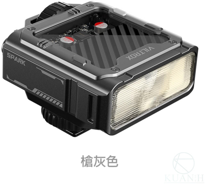 唯卓仕 Viltrox Spark Z3 閃光燈 復古機甲風 TTL自動對焦 144g, 槍灰色（自帶有柔光罩）,Z3-N（適用尼康）, 1個