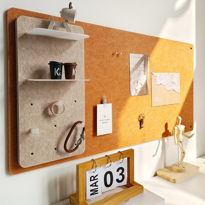 데이엘라 멀티 무타공 레이어 펠트보드 DIY 대형 메시지보드 콜크보드 게시판 알림판 학교 사무실 유치원 어린이집, 1개