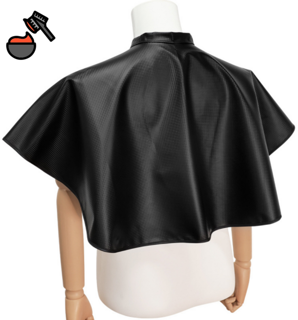 두껍고 튼튼한 셀프염색 미용실 방수 이발보 파마보 염색보, 1개, 블랙