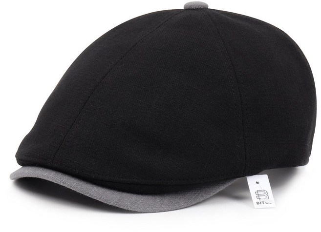 비토스 국내제작 면 원단 투톤챙 망사 안감 헌팅캡 파크골프모자 도리구찌 모자