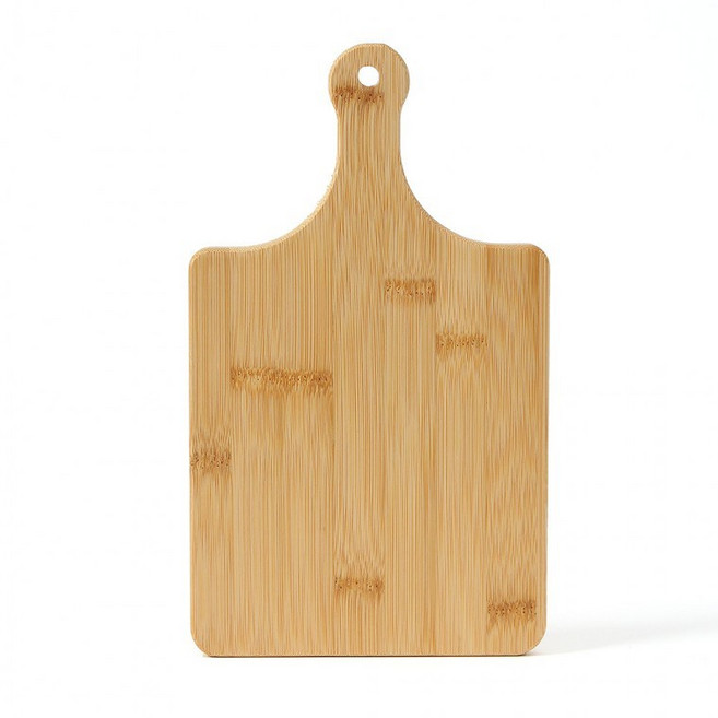 대나무 손잡이 피자트레이 사각형 27x16cm, 1개