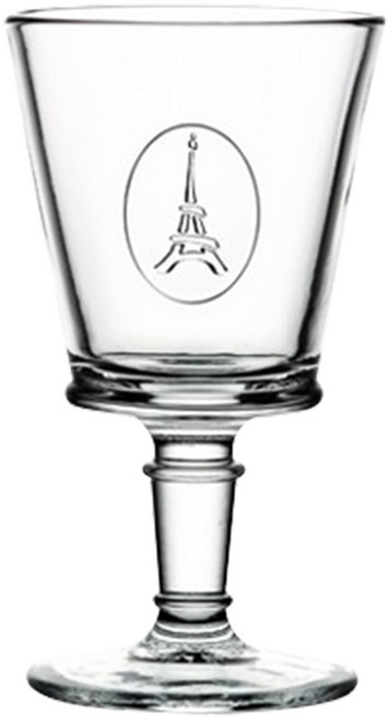 라로쉐 에펠탑 유리 고블렛잔, 클리어, 1개