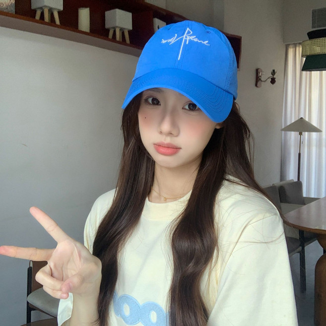 돈워리 남여공용 바스락 워터파크 물놀이 아노락 자수 볼캡 모자