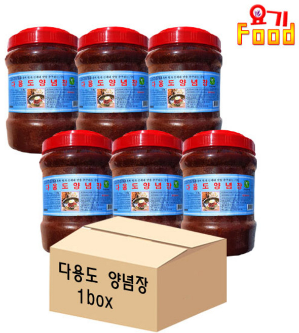 요기푸드 엄지 다용도양념장 2kg x 6개입 1box, 12kg, 1개