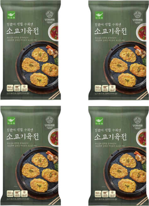 사옹원 소고기 육전 350g, 4개