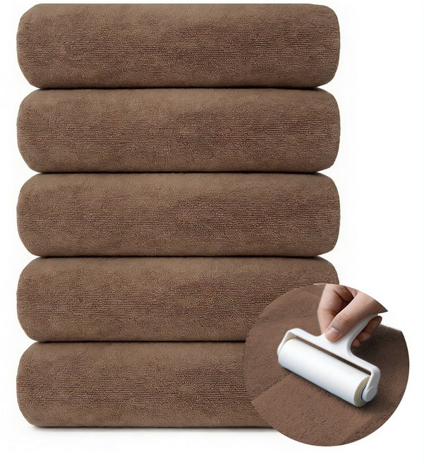 연화삼월 호텔 수건 40수 수건 10장 무형광 OEKO-TEX 알러지/진드기 방지 항균인증 세면 타올 수건 집들이 선물 400GSM 세면 타올, 5개, 06모카