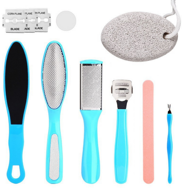멜팅마켓 굳은살 발 각질 제거기 세트, 1세트, 8개입
