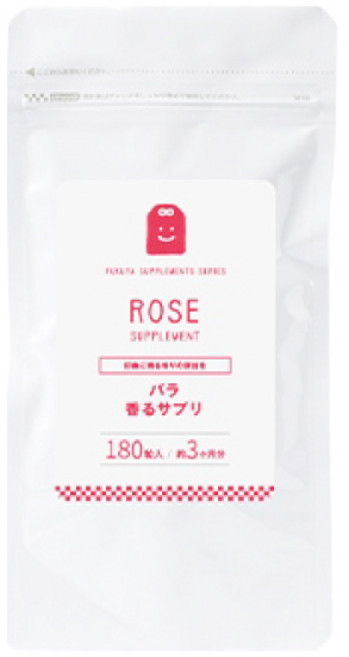 먹는향수 장미 체향 미용 180정 일본 3개월분 입냄새 구취케어, 1개