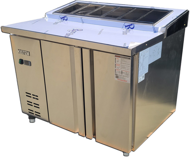 키스템 올스텐 디지털 1200 뒷줄김밥테이블냉장고 KIS-PDB12R-4 프로모델 업소용냉장고