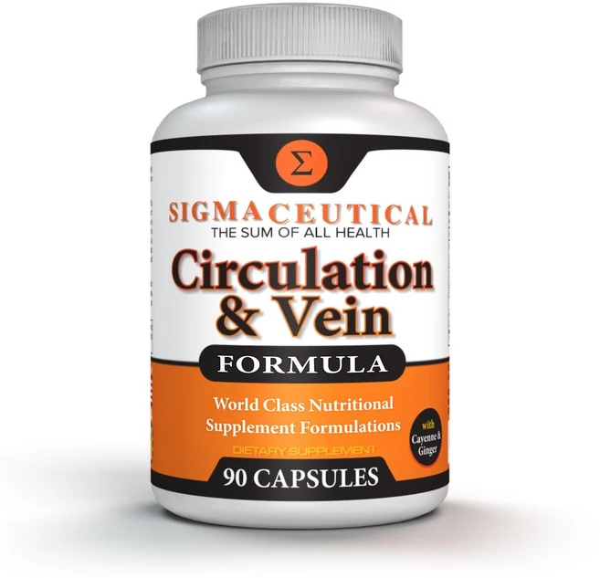 시그마슈티컬 하지 정맥류 치료제 - 순환 보조제 - 디오스민 시그마슈티컬 하지 정맥류 치료제 - 순환 보조제 - 디오스민 다리 정맥 지원 - 순환 정맥 지원 - 한 다리 정맥 보조, 1개, 90정 - 쿠팡
